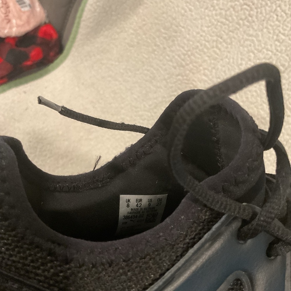 Puma Men's Black Mesh Sneakers - Picture 5 of 5